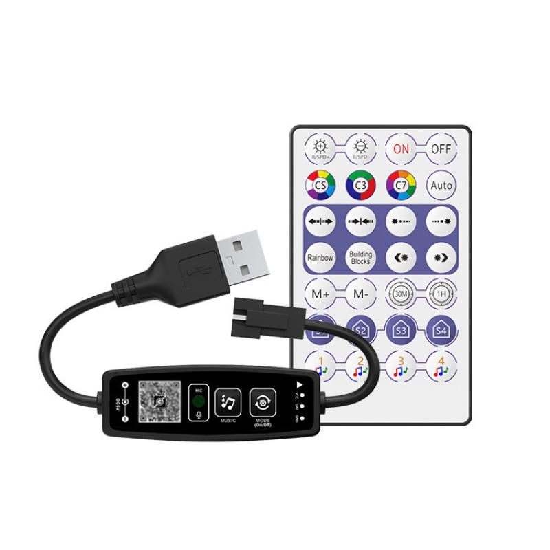 Ws2812B Strip 5V - Controlador LED de música Bluetooth WS2812B,