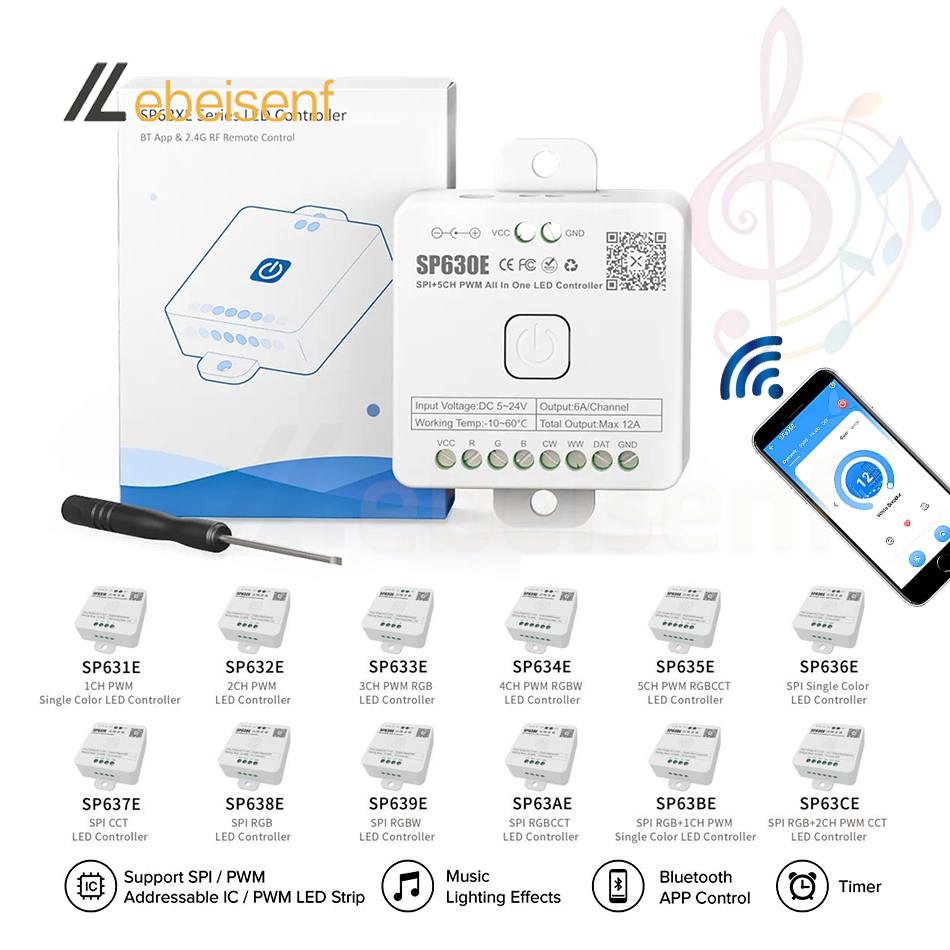 Ws2812B Strip 5V - Bluetooth LED Smart Controller DC 5V/12V/24V,