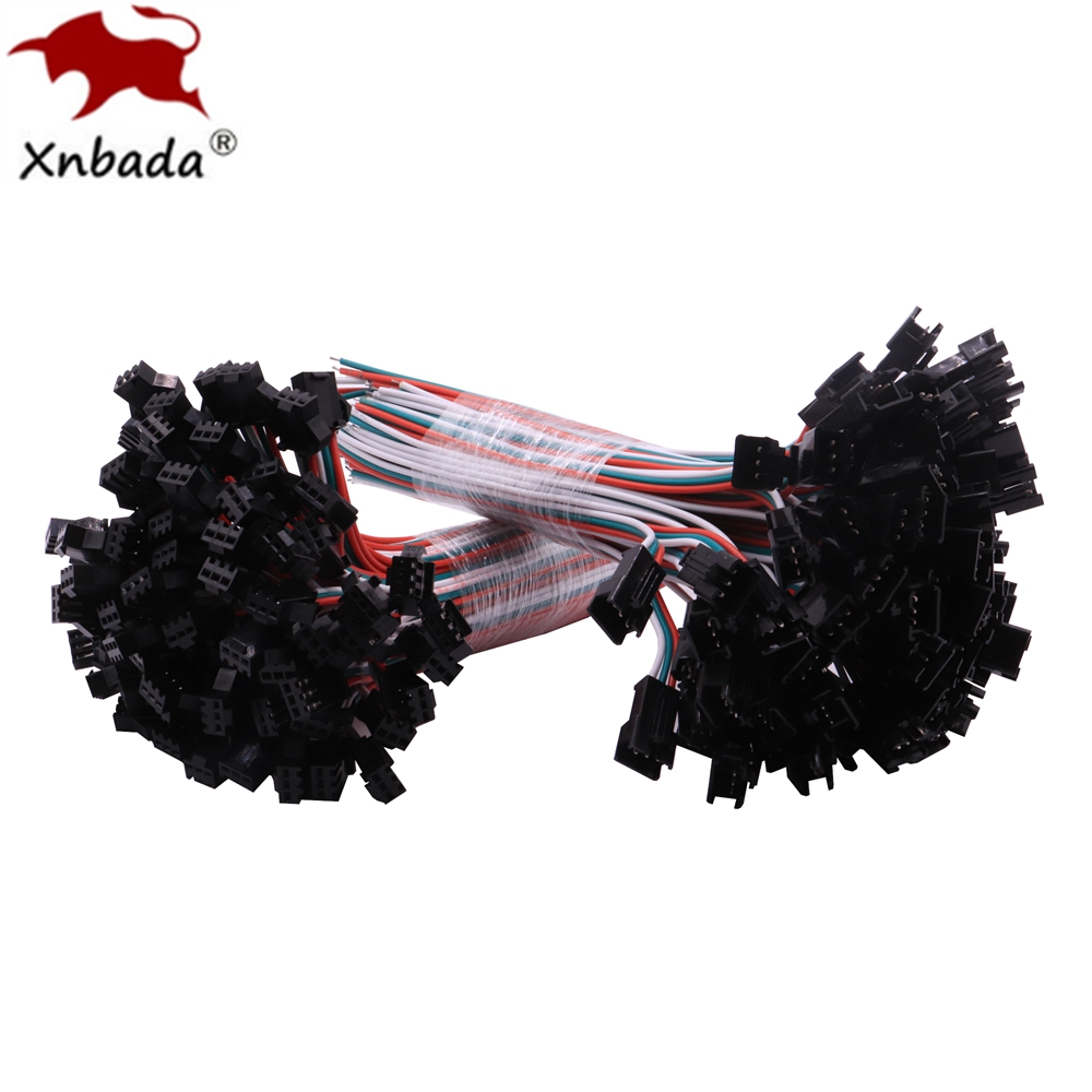 Ws2812B - Conector JST hembra y macho para
