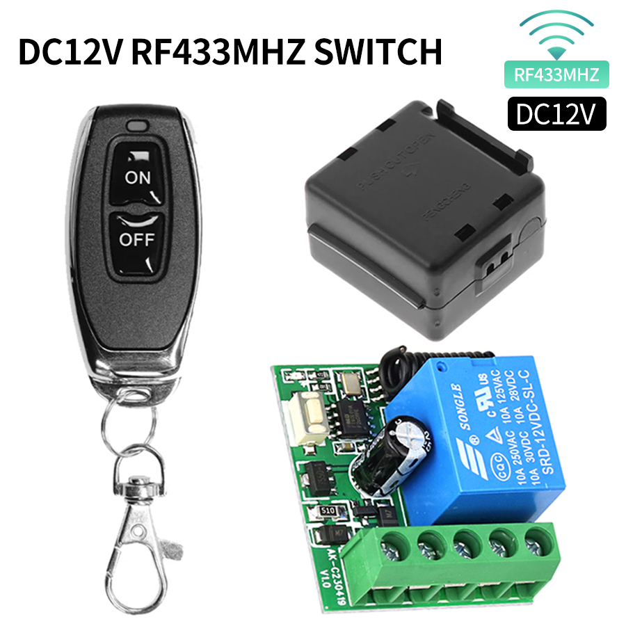 Ir Remote Module - 433MHz DIY interruptor inalámbrico DC12V interruptor