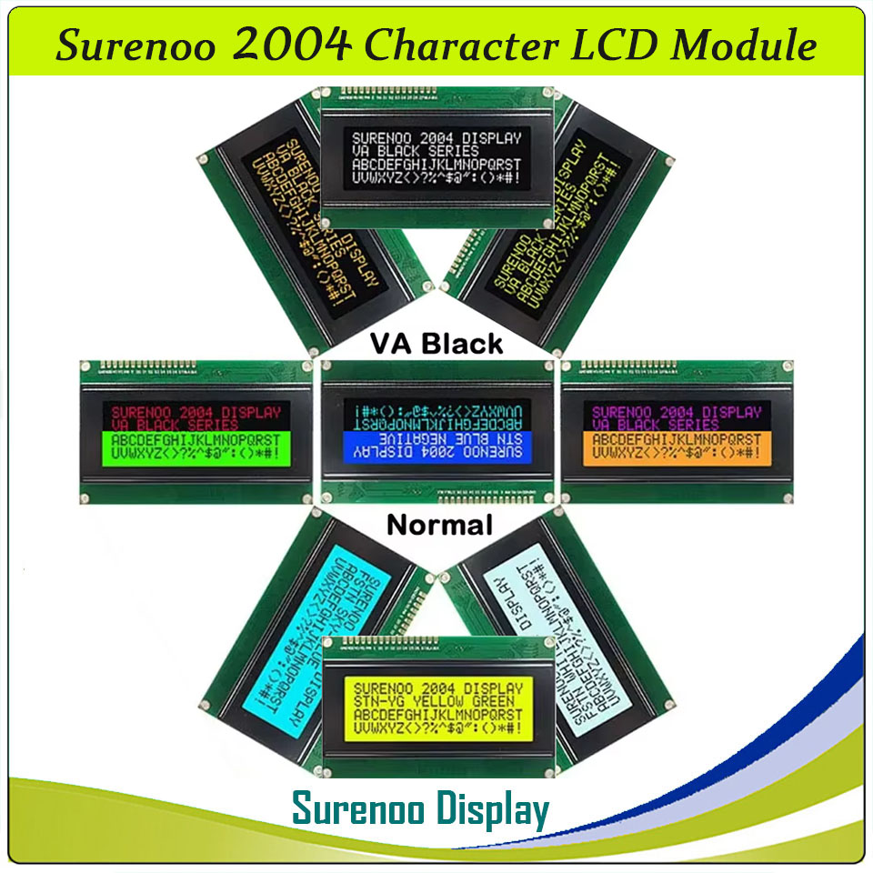 Lcd 1602 - Surenoo 204 20X4 2004 Módulo LCD