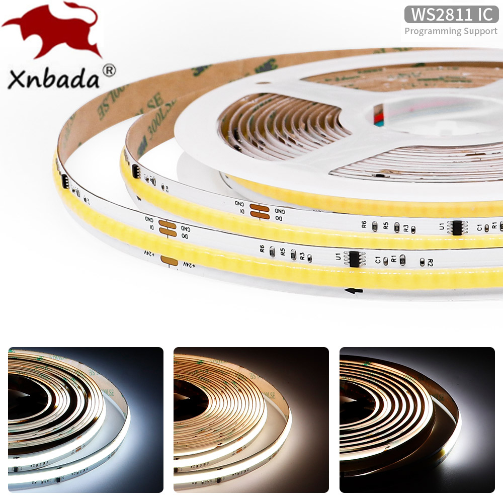 Tira de luces LED COB SPI WS28 - Neopixel reseña y precio