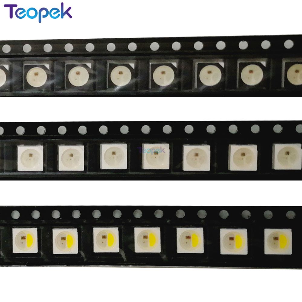 50-1000 piezas de chips LED RG - Ws2812B Strip 5V reseña y precio