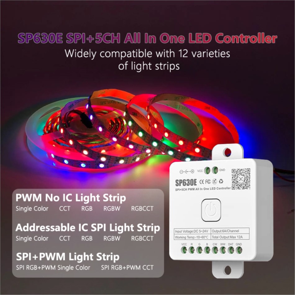 Bluetooth LED Smart Controller - Ws2812B Strip 5V reseña y precio