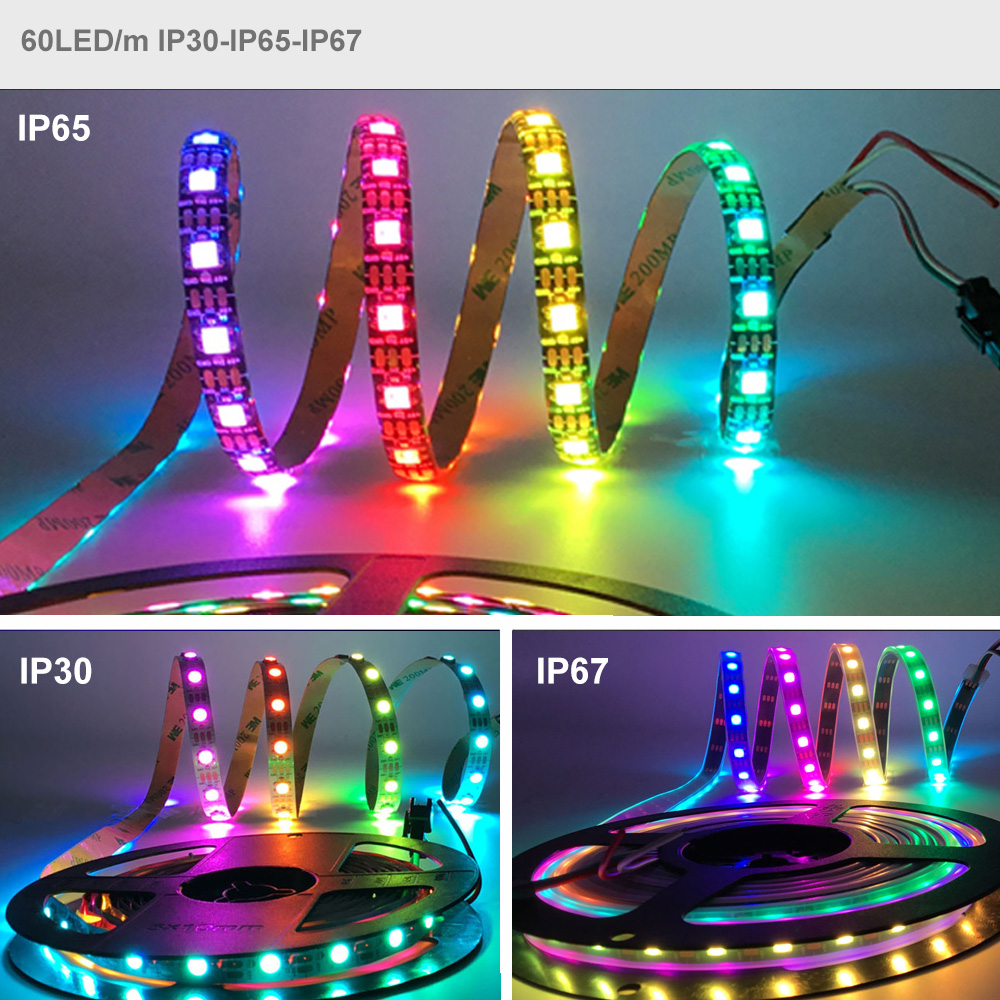 Tira de luces LED WS2812B de 5 - Ws2812B Strip 5V reseña y precio