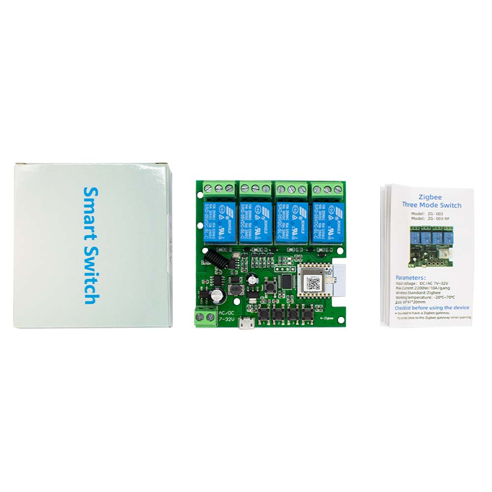 Relé Inteligente Zigbee 3.0 de - Relay Module 4 Channel reseña y precio