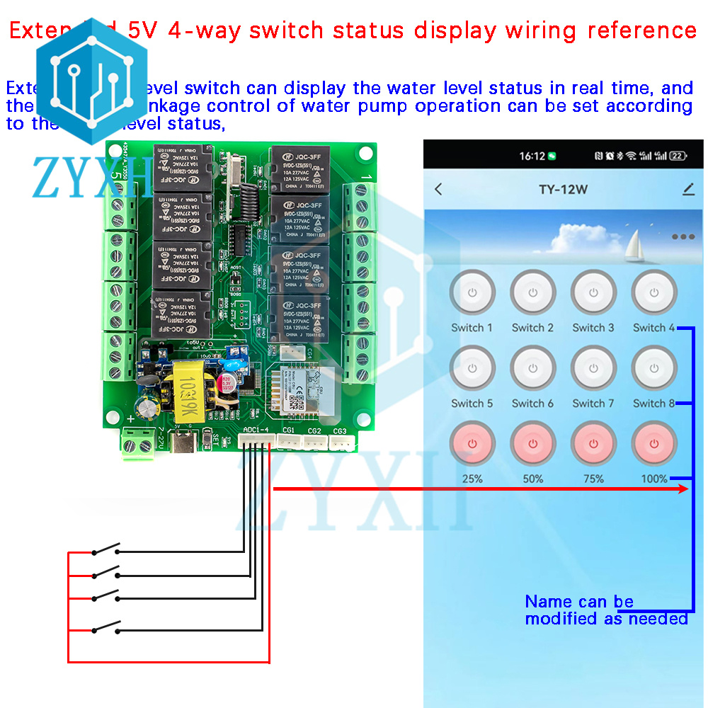Tuya-relé de Control remoto Wi - Relay Module 4 Channel reseña y precio