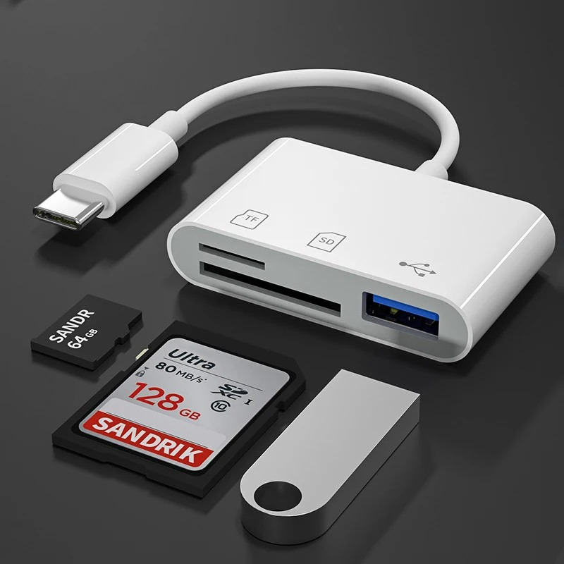 Adaptador y concentrador 3 en  - Sd Card Module reseña y precio