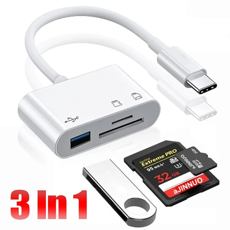 Adaptador y concentrador 3 en  - Sd Card Module reseña y precio