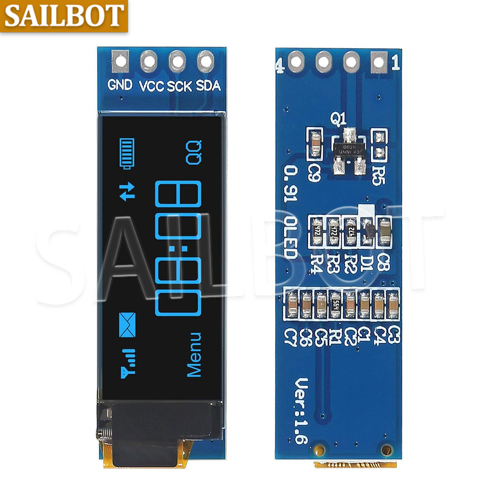 1-10 Uds. Módulo OLED de 0,91  - Ssd1306 reseña y precio