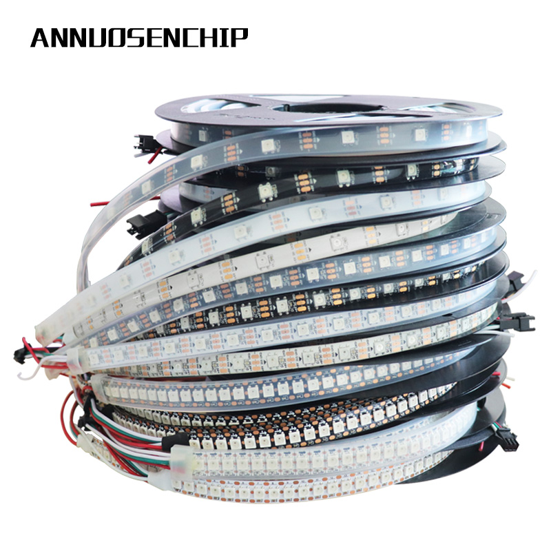 1m/5m WS2812B 30/60/144 leds/m - Ws2812B Strip 5V reseña y precio